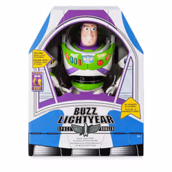Disney Store Official Buzz Lightyear Interactive Talking Action Figure from Toy Story  Features 10+ English Phrases  Interacts with Other Figures and