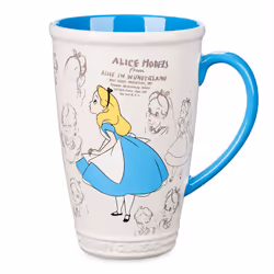 Disney Alice in Wonderland Latte Mug  Disney Classics