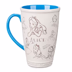 Disney Alice in Wonderland Latte Mug  Disney Classics