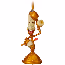 Disney Lumiere Light-up Sketchbook Ornament - Beauty and The Beast