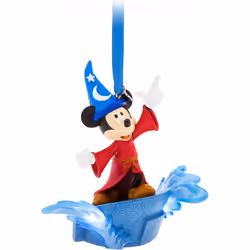 Disney Sorcerer Mickey Mouse Light Up Sketchbook Ornament - Fantasia
