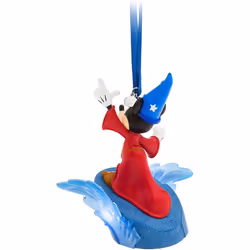 Disney Sorcerer Mickey Mouse Light Up Sketchbook Ornament - Fantasia