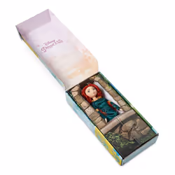 Disney Store Official Princess Classic Doll (Merida)  11 Inches  Includes Brush with Molded Details  Fully Posable Toy in Classic Outfit Pri