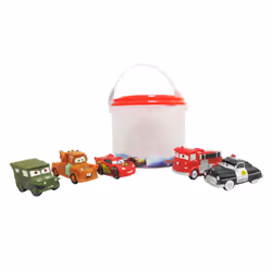 Disney Store Official Bath Set (Pixar Cars) - Kids Bath Accessories with Beloved Disney Characters - Colorful and Fun Bath Ti ...