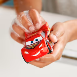 Disney Store Official Bath Set (Pixar Cars) - Kids Bath Accessories with Beloved Disney Characters - Colorful and Fun Bath Time Essentials for Kids -
