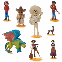Disney Coco Deluxe Figure Play Set - Includes 10 Highly Detailed Toy Figures of Beloved Characters - Perfect for Imaginative  ...