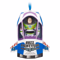 Disney Pixar Buzz Lightyear Talking Living Magic Sketchbook Ornament