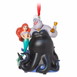 Disney Ursula and Ariel Singing Living Magic Sketchbook Ornament - The