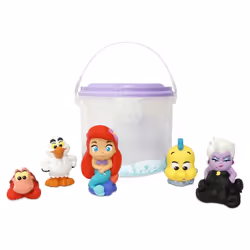 Disney Store Official Bath Set Little Mermaid - Kids Bath Accessories with Beloved Disney Characters - Colorful and Fun Bath ...