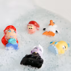 Disney Store Official Bath Set Little Mermaid - Kids Bath Accessories with Beloved Disney Characters - Colorful and Fun Bath Time Essentials for Kids
