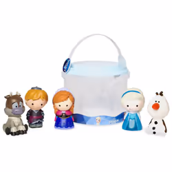 Disney Store Official Bath Set (Frozen) - Kids Bath Accessories with Beloved Disney Characters - Colorful and Fun Bath Time E ...