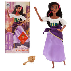 Disney Store Official Esmeralda Classic Doll for Kids  The Hunchback of Notre Dame  11  Inches  Includes Brush  Fully Poseable Toy in Classic Dress -