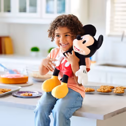 Disney Store Official Mickey Mouse Medium Soft Plush Toy  Medium 17 3/4 inches  Iconic Cuddly Character with Classic Embroidered Features  S