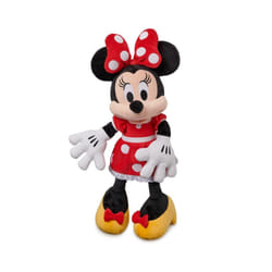 Disney Store Official Minnie Mouse Medium Plush Toy - 17 Inches - Iconic Red Polka Dot Dress & Bow - Soft and Huggable Cuddly Toy for Minnie Mouse Fan