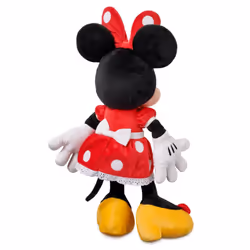 Disney Store Official Minnie Mouse Medium Plush Toy - 17 Inches - Iconic Red Polka Dot Dress & Bow - Soft and Huggable Cuddly Toy for Minnie Mouse Fan