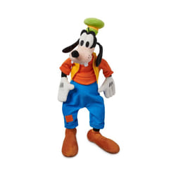 Disney Store Official Goofy Medium Soft Toy for Kids  Cuddly Character with Fuzzy Texture and Embroidered Details  Patched Trousers and Felt Teeth  Pl