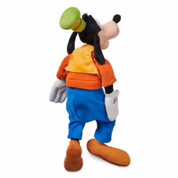 Disney Store Official Goofy Medium Soft Toy for Kids  Cuddly Character with Fuzzy Texture and Embroidered Details  Patched Trousers and Felt Teeth  Pl