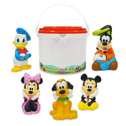Disney Store Official Mickey and Friends Bath Set  Kids Bath Accessories with Beloved Mickey and Friends Characters  Colorful