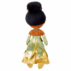 Disney Store Official Princess Plush Doll (Tiana from The Princess and The Frog) Medium 14 Inches  Princess Dolls with Embroidered Features