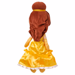 Disney Store Official Princess Plush Doll (Belle from Beauty and The Beast) Medium 14 Inches  Princess Dolls with Embroidered Features  Plus