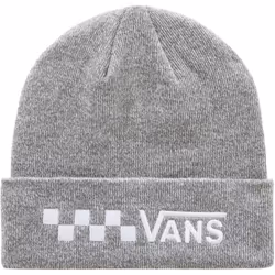 Vans Mens Trekker Knitted Large Logo Warm Winter Outdoor Beanie Hat - One Size, Grey Heather