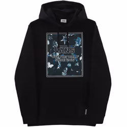 Vans Mens Night Garden Box Logo Hooded Pullover Sweatshirt Hoody Hoodie - S, Black