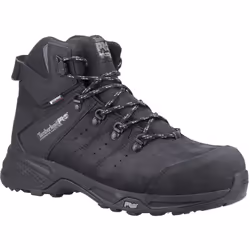) Timberland Pro Switchback Leather Black Safety Boots - Black, 6 (Adults'