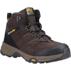 ) Timberland Pro Switchback Leather Dark Brown Safety Boots - Brown, 8 (Adults'