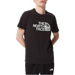 The North Face Mens T Shirts Woodcut Dome Tee - Black, S