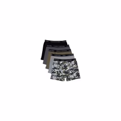Calvin Klein Boys' Briefs Underwear 5-Pack  Olivine Camp/Slate Gray/He