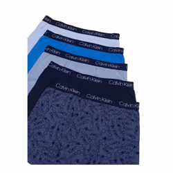 Calvin Klein Boys' Briefs Underwear 5-Pack Indigo Calvin/Black Iris/A