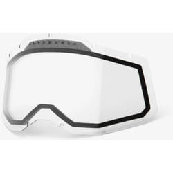 100% Racecraft II/Accuri II/Strata II Dual Replacement Lens, clear