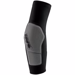 100% Ridecamp Bicycle Elbow Protectors, black-grey, Size S for Men