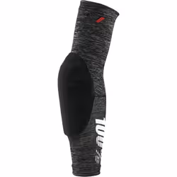 100% Teratec Elbow Guards Grey / Black - L
