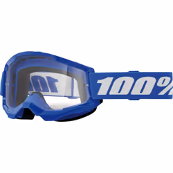 100% Strata 2 Junior Goggle Blue / Clear