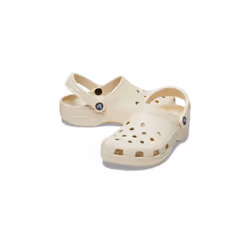 Crocs Classic Clogs Sandal Clog Sandals Slides Waterproof - Bone - Mens US 5/Womens US 7