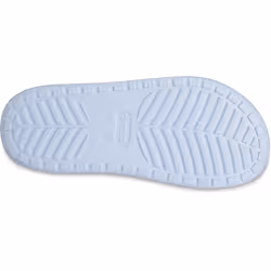 ) Crocs Classic Cozzzy Thermoplastic Women's Blue Calcite Sandals - Blue, 8 (Adults'
