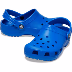 ) Crocs Classic Thermoplastic Blue Bolt Loafers - Blue, 1 (Adults'