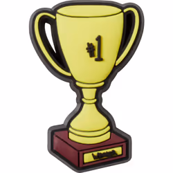 crocs Jibbitz Sports Shoe charms Jibbitz for crocs  Number One Trophy  One Size
