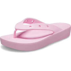Crocs Women's Classic Flip Flops | Platform Shoes  Flamingo  5
