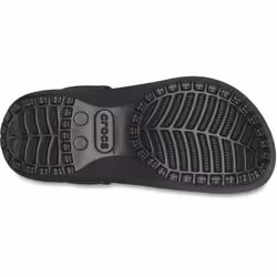 ) Crocs Classic Platform Lined Thermoplastic Women's Black Clogs - Black, 8 (Adults'
