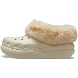 Crocs Unisex Classic Furever Crush Lined Shoes Clog  Bone  Numeric_11