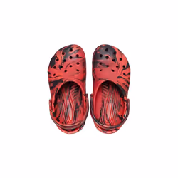 Crocs Classic Marbled Tie Dye Clog  Pepper/Black  13 US Unisex Little Kid
