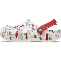 Crocs Unisex Classic Peanuts Snoopy Clogs White/Multi Numeric_9 US Men
