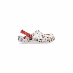 Crocs Unisex Classic Peanuts Snoopy Clogs White/Multi Numeric_9 US Men