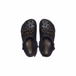 Crocs Unisex Classic Adjustable Batman Clogs | Slip Resistant Work Shoes  Black  Numeric_6 US Men