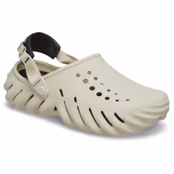 Crocs Unisex Echo Clogs  Bone/Black  4 US Men