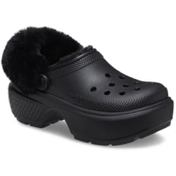 ) Crocs Stomp Lined EVA Women's Black Clogs - Black, 7 (Adults'