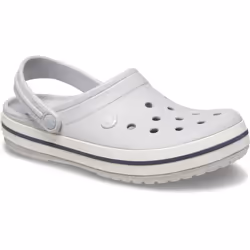 ) Crocs Crocband Thermoplastic Atmosphere Clogs - Grey, 7 (Adults'