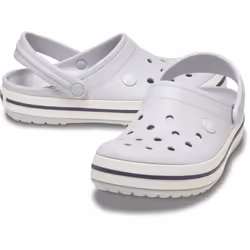 ) Crocs Crocband Thermoplastic Atmosphere Clogs - Grey, 7 (Adults'